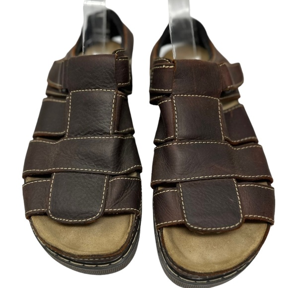Stacy Adams SAO Leather Strappy Vintage Sandals SZ 10 M main image 6